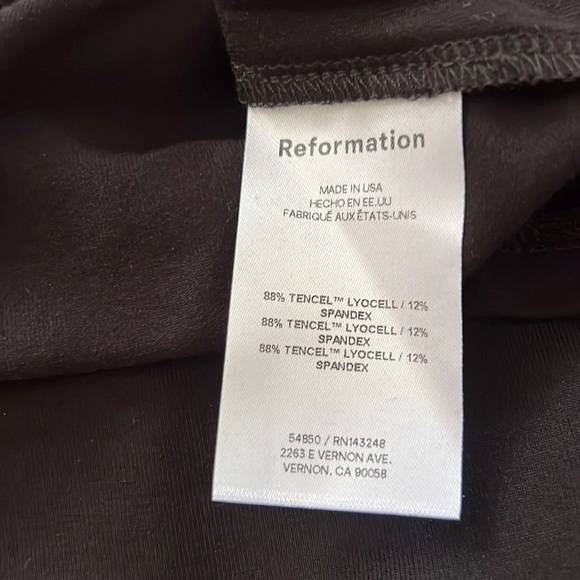 Reformation Lucca Long Sleeve Knit Top Black Square Neck NWOT - Picture 14 of 14